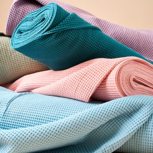 Waffled Cotton in Lavender - Image 7