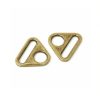 1" Triangle Ring in Antique Gold