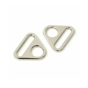 1" Triangle Ring in Nickel