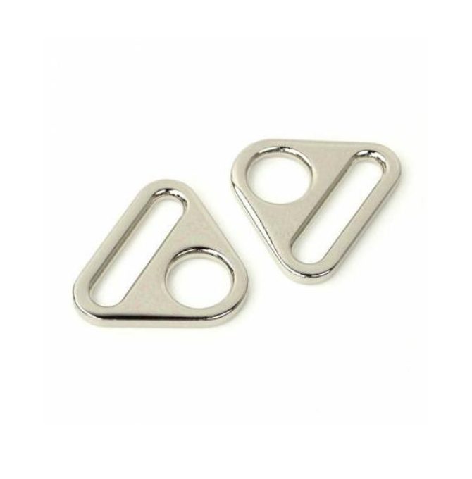 1" Triangle Ring in Nickel
