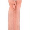 22" Polyester Coil Zipper in Peach