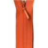 14" YKK Invisible Zipper in Tangerine