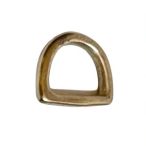 Heavy D-Ring in Brass
