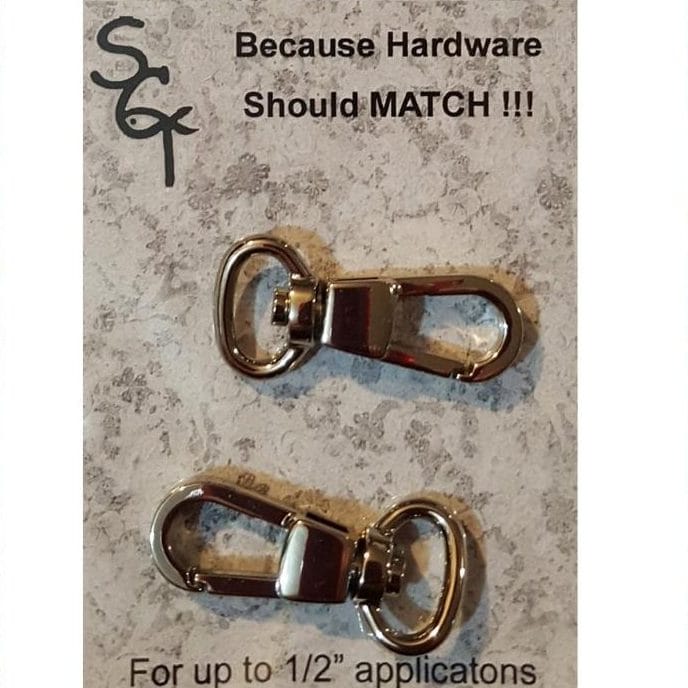 1/2" Swivel Clip in Nickel