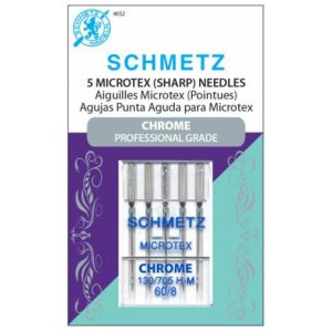 Chrome Microtex Needles 60/8