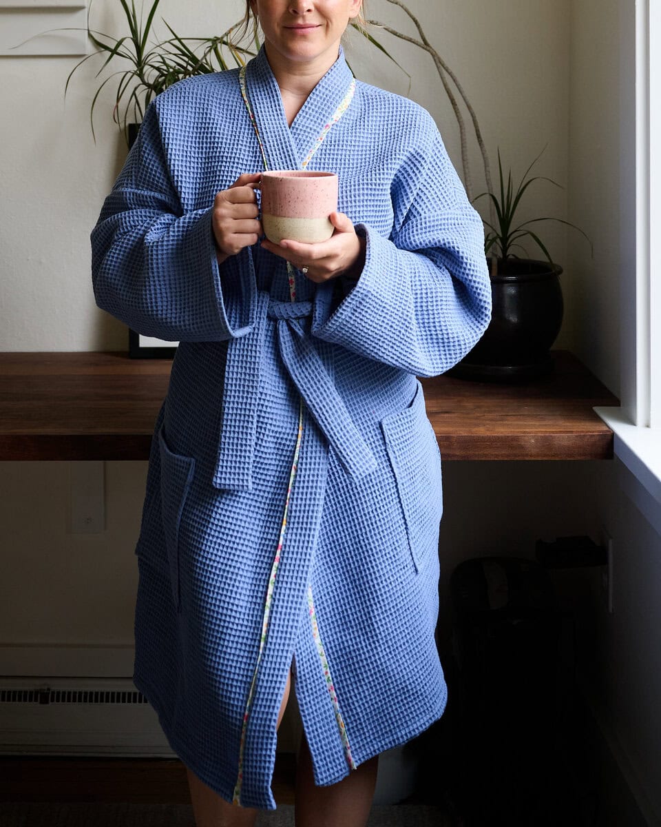Waffled Cotton in Lavender - Image 6