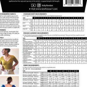Sew House Seven Skyline Tee Pattern (2 Sizes Available) - Image 14