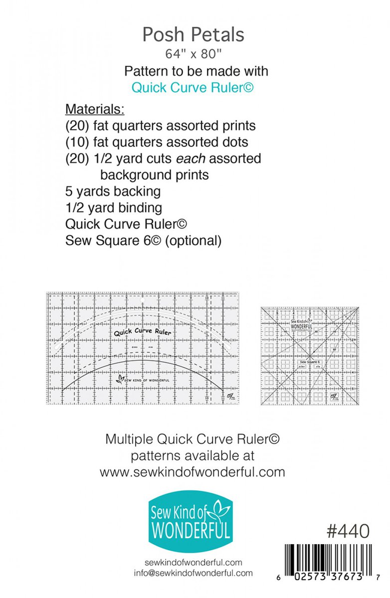 Sew Kind of Wonderful - Posh Petals Quilt Pattern - Image 3