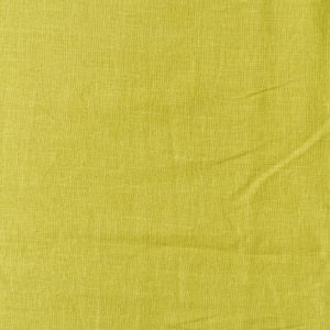 Designer Linen in Chartreuse - Image 2