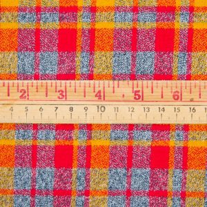 Robert Kaufman Mammoth Plaid Flannel in Crimson - Image 5