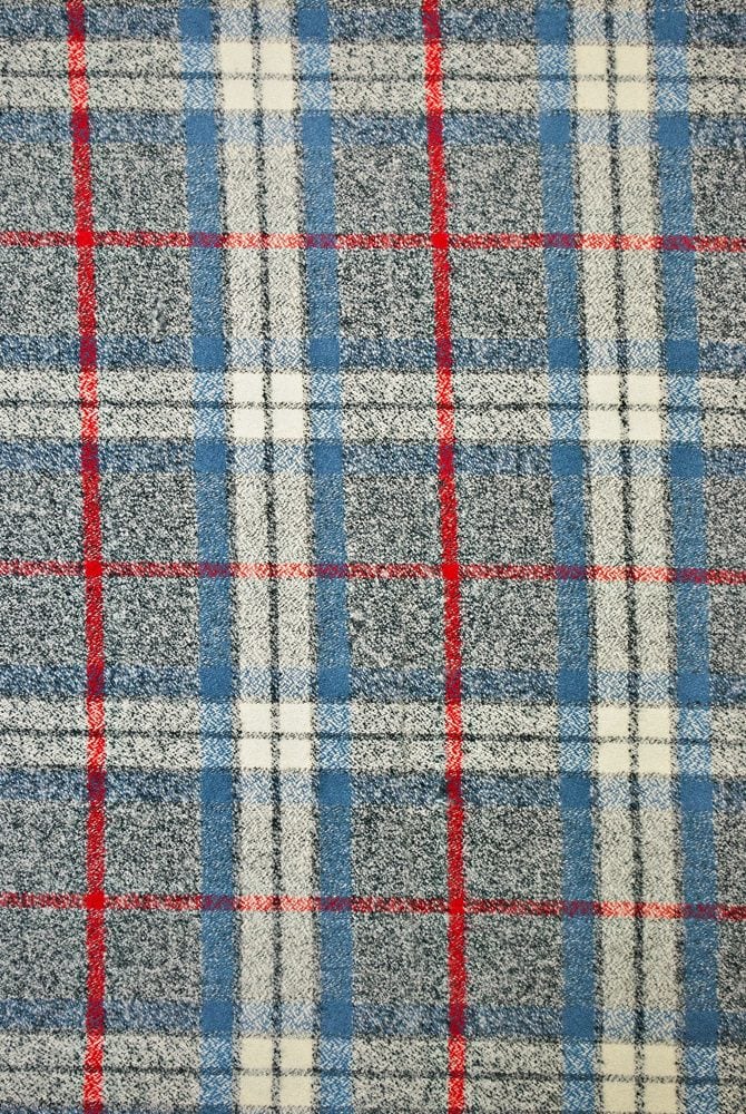 Mammoth Flannel in Grey Plaid