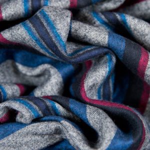 Robert Kaufman Taos Striped Flannel in Pimento - Image 4