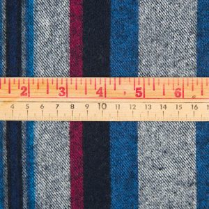 Robert Kaufman Taos Striped Flannel in Pimento - Image 5