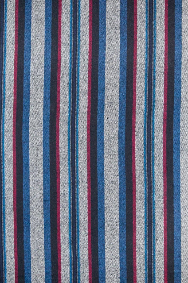 Taos Striped Flannel in Pimento