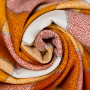 Robert Kaufman Mammoth Flannel in Rust and Pumpkin - Image 3