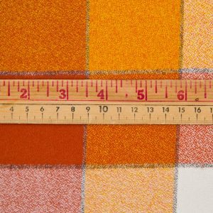 Robert Kaufman Mammoth Flannel in Rust and Pumpkin - Image 4
