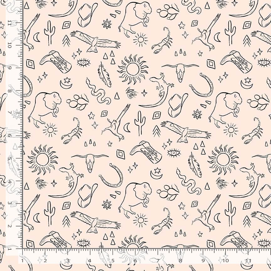 Wild & Free - Southwestern Icons QC in Dawn