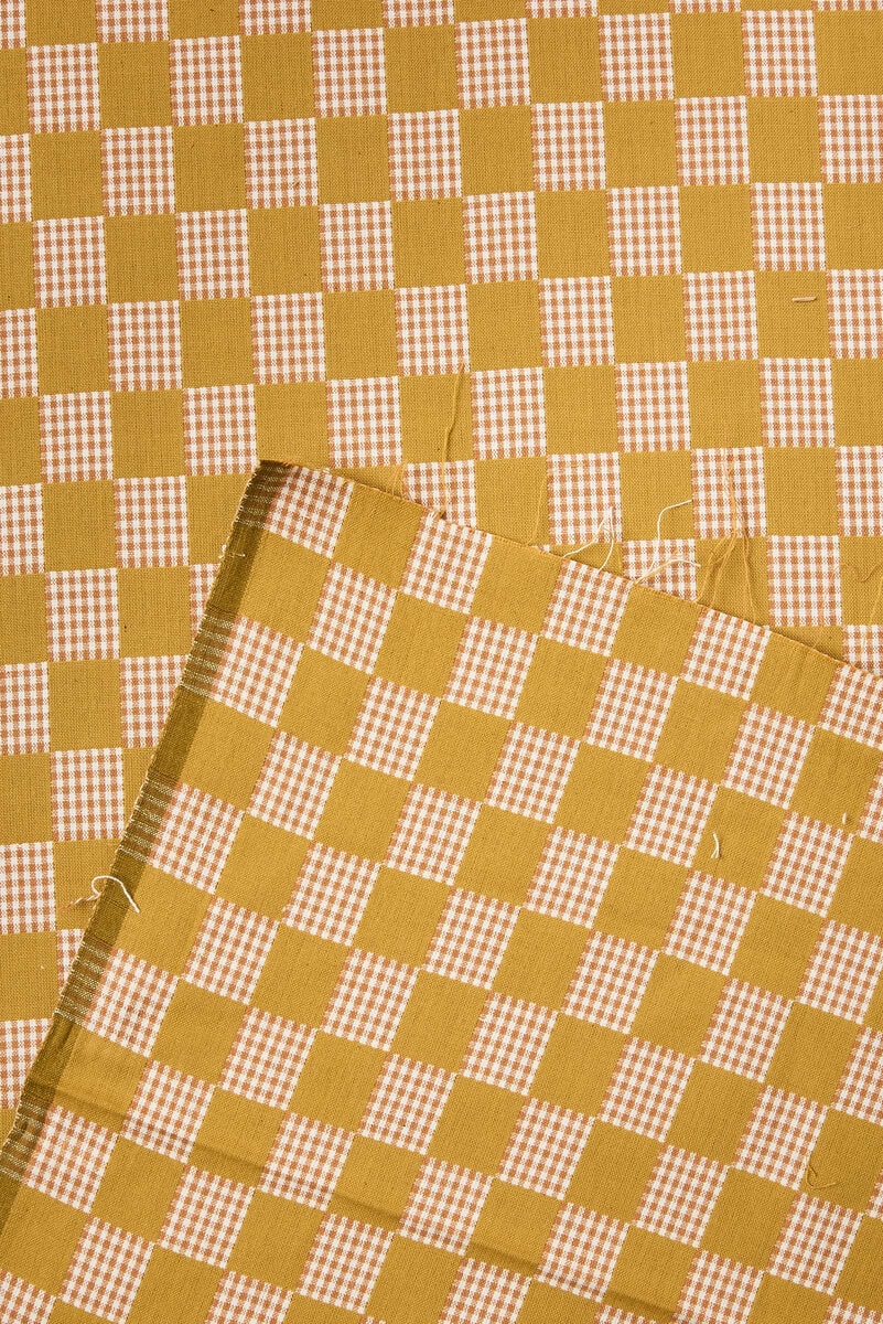 Checkmate Checkers Cotton in Olive - Image 3