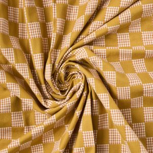 Checkmate Checkers Cotton in Olive - Image 5