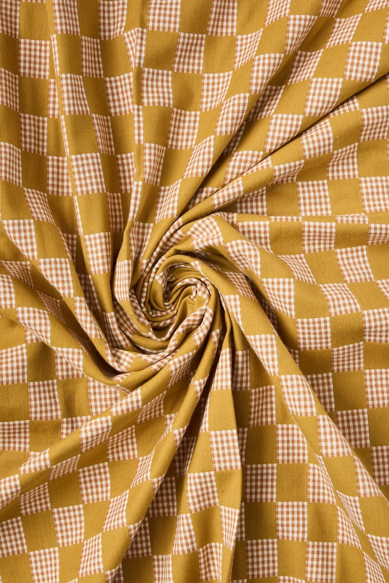 Checkmate Checkers Cotton in Olive - Image 5