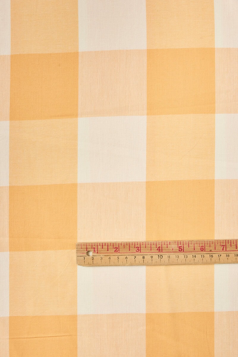 Swedish Holiday Plaid in Goldenrod - Image 2