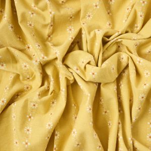 Daisies Cotton in Sulfur - Image 4