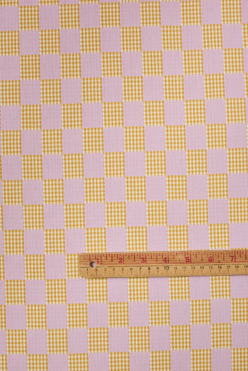 Checkmate Checkers Cotton in Ametrine - Image 2
