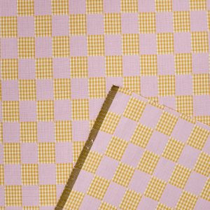 Checkmate Checkers Cotton in Ametrine - Image 3