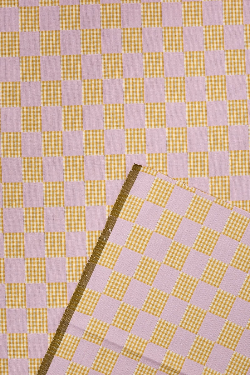 Checkmate Checkers Cotton in Ametrine - Image 3
