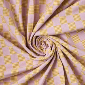 Checkmate Checkers Cotton in Ametrine - Image 5