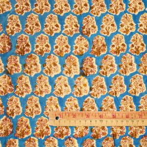 Alternative view of Block Print Indian Cotton in Dilly
