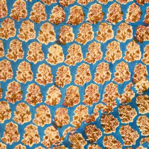 Block Print Indian Cotton in Dilly