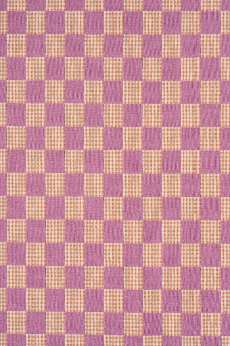 Checkmate Checkers Cotton in Amethyst - Image 3