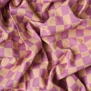 Checkmate Checkers Cotton in Amethyst - Image 5