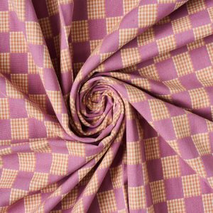 Checkmate Checkers Cotton in Amethyst - Image 6