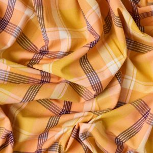 Arcade Woven Cotton in Apricot - Image 5