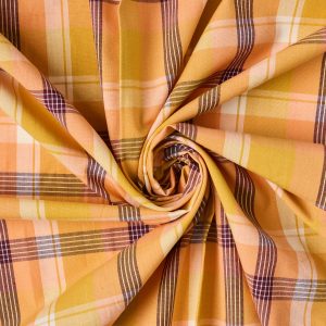 Arcade Woven Cotton in Apricot - Image 6
