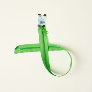 22" Poly-Coil Zipper in Lime