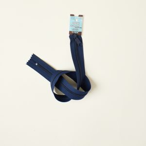 22" Poly-Coil Zipper in Dark Navy