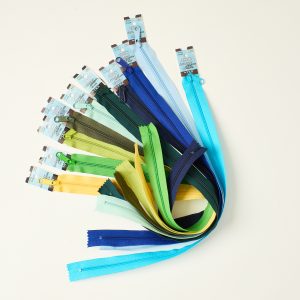 Alternative view of 22" Poly-Coil Zipper in Lime