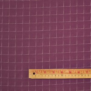 Alternative view of Intervals - Large Check Cotton in Purple
