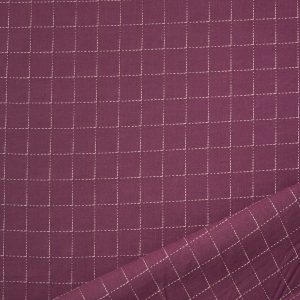 Intervals - Large Check Cotton in Purple