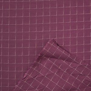 Intervals - Large Check Cotton in Purple - Image 3
