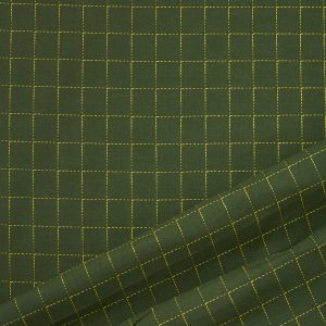 Intervals - Large Check Cotton in Green