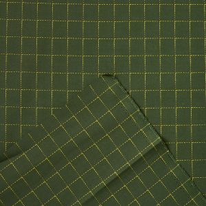 Intervals - Large Check Cotton in Green - Image 3