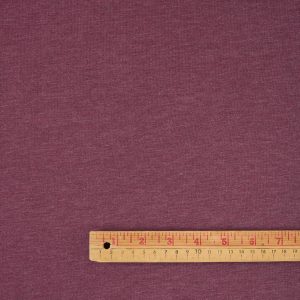 Alternative view of Fleece Lined Sweatshirt Knit in Heathered Plum