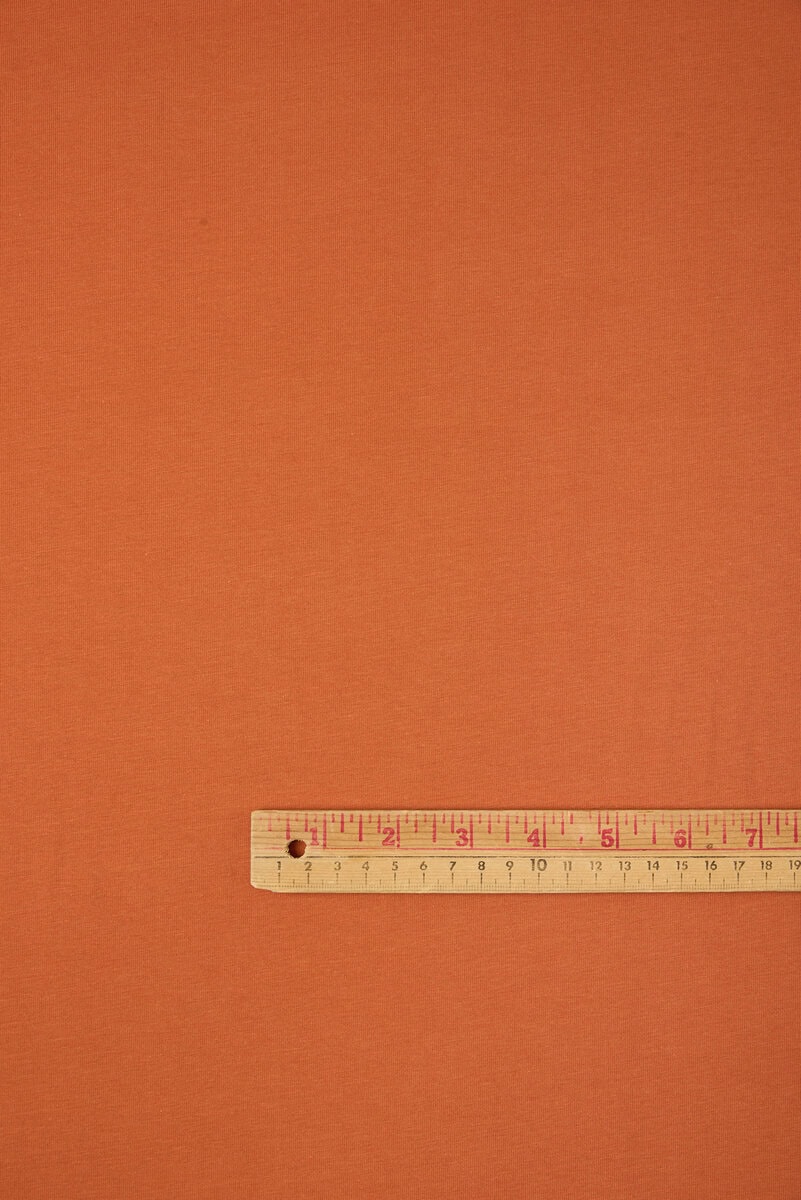 Jersey Knit in Terracotta - Image 2