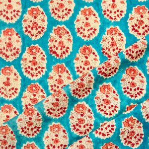 Block Print Indian Cotton in Jolie