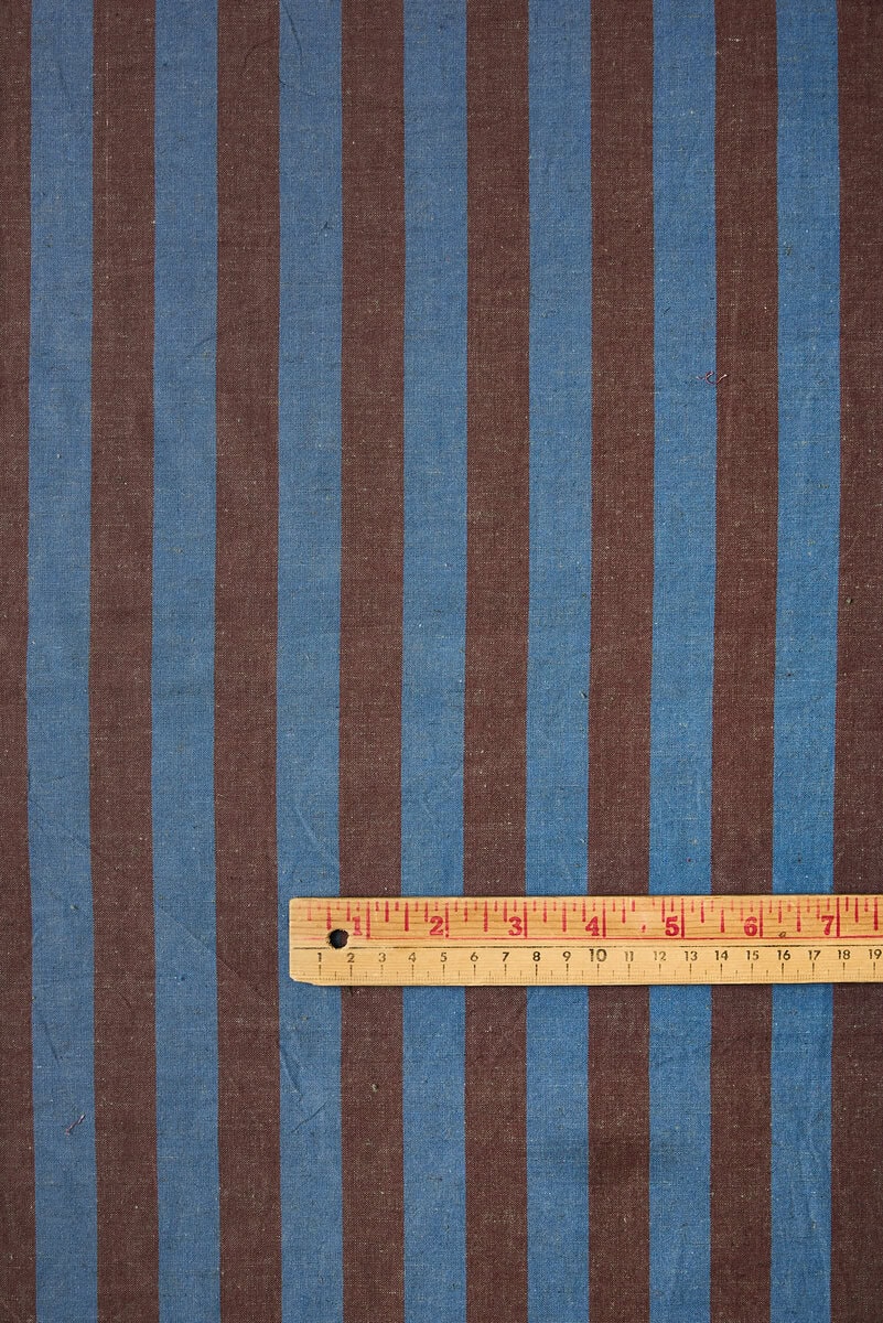 Organic Cotton/Linen Stripe in Workwear - Image 2