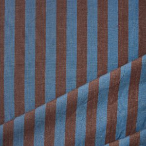 Organic Cotton/Linen Stripe in Workwear
